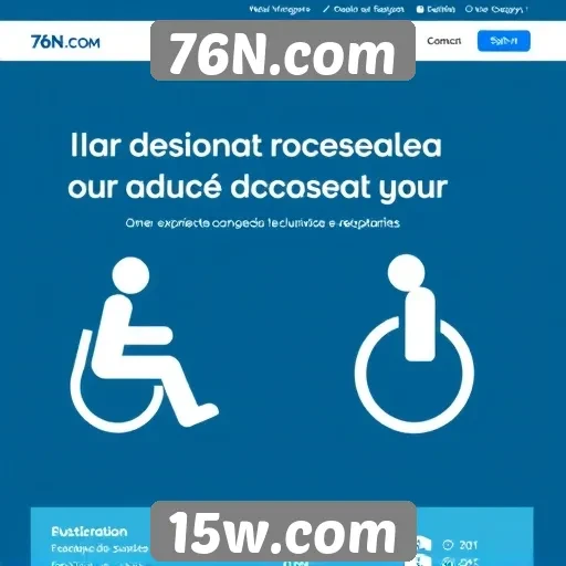 Acessibilidade e design responsivo no site 76N.com