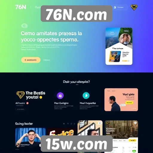 Análise do design e interface do site 76N.com